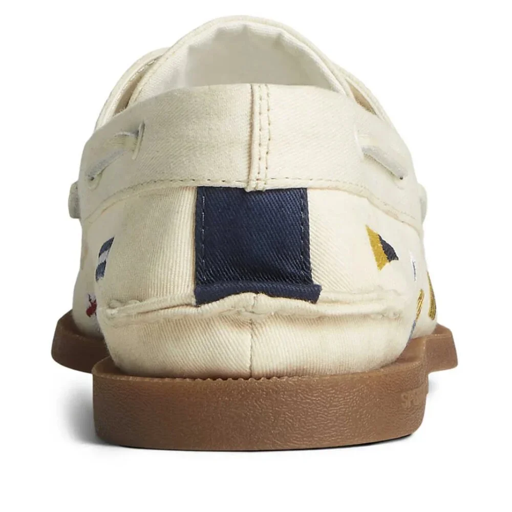 NIB Sperry Topsider A/O Nautical Flags 9.5 Mens